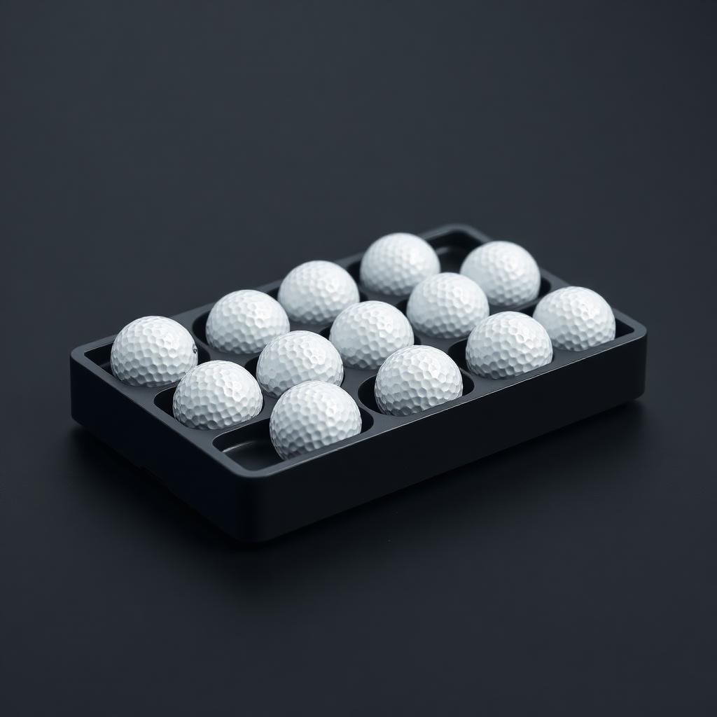Bay Ball Holder Tray — 3D-printed indoor golf accessory