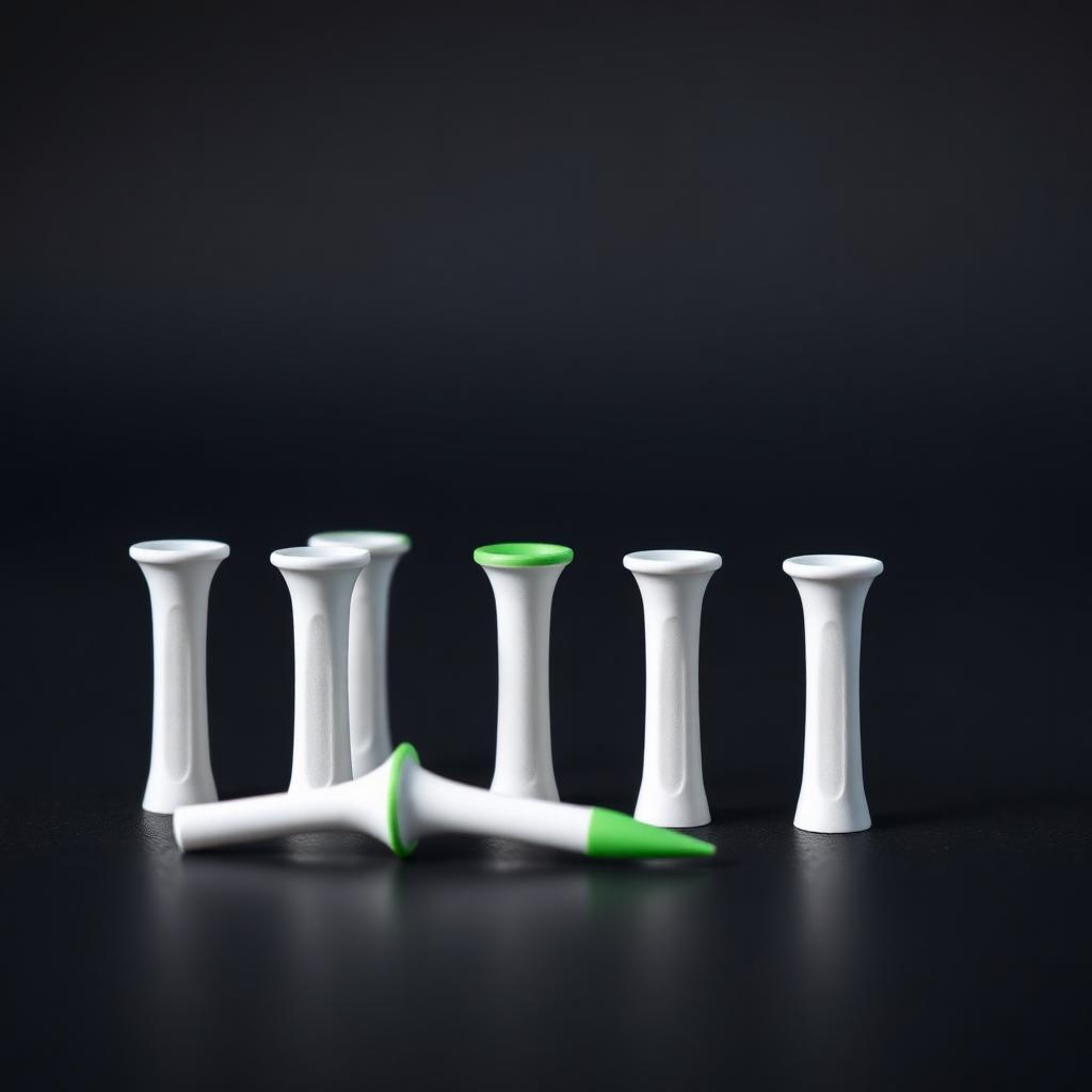Indoor Golf Tees (Set of 6) — 3D-printed indoor golf accessory